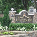Bent Tree Fountains Apartment Sign