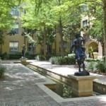 Post Addison Circle Apartment Courtyard