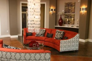Prairie Crossing Apartment Living Room 1