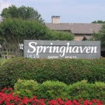 Springhaven Apartment Sign
